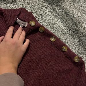 Wine color Sweater